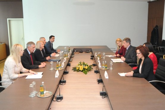 Članovi Kolegija Predstavničkog doma razgovarali sa šefom Delegacije i specijalnim predstavnikom EU u BiH